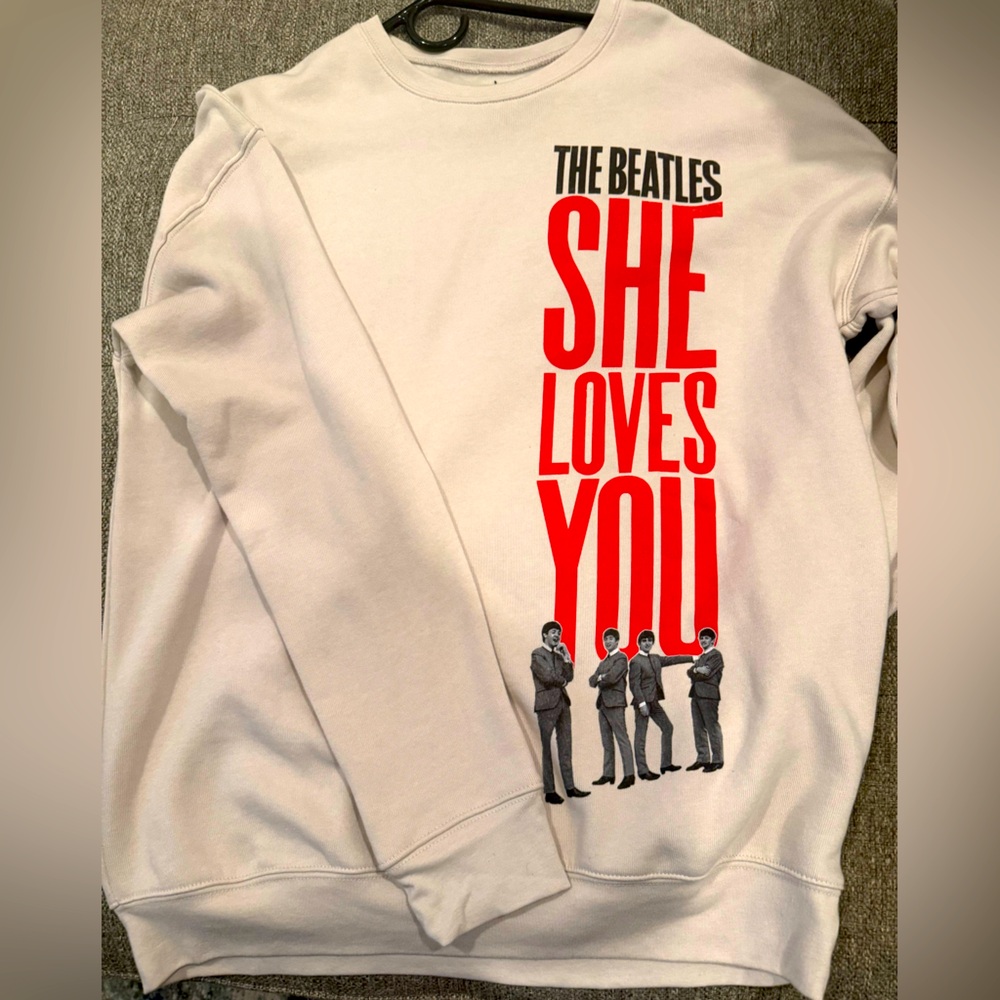 The Beatles She Loves You Comfy Sweatshirt